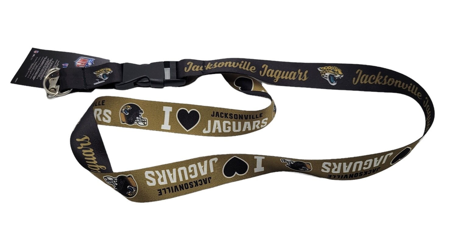 Jacksonville Jaguars Love 1" Lanyard