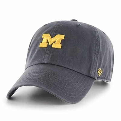 Michigan Wolverines Men’s 47 Brand Clean Up Adjustable Hat