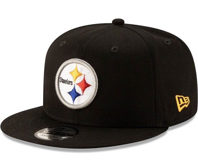 Pittsburgh Steelers Men’s Black New Era 9Fifty Snapback Hat