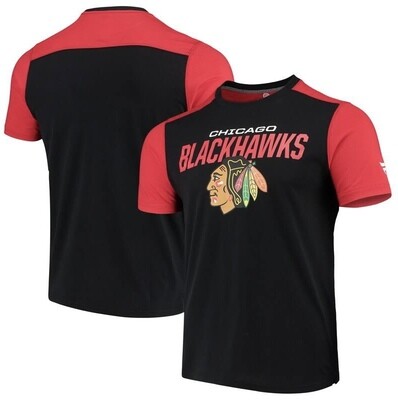 Chicago Blackhawks Men’s Fanatics Branded Black Iconic T-Shirt
