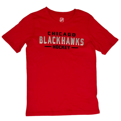 Chicago Blackhawks Youth NHL Red T-Shirt Chicago Blackhawks Youth NHL Red T-Shirt