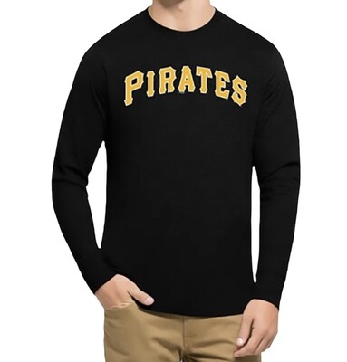 Pittsburgh Pirates Men's 47 Black Long Sleeve Shirt