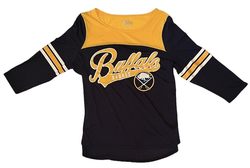 Buffalo Sabres Women’s 4Her 3/4 Sleeve Shirt Buffalo Sabres Women’s 4Her 3/4 Sleeve Shirt
