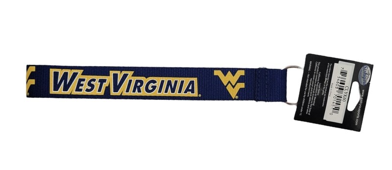 West Virginia Mountaineers Key Chain Strap Lanyard