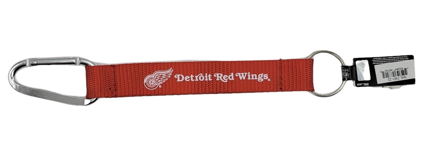 Detroit Red Wings Carabiner Lanyard Keychain