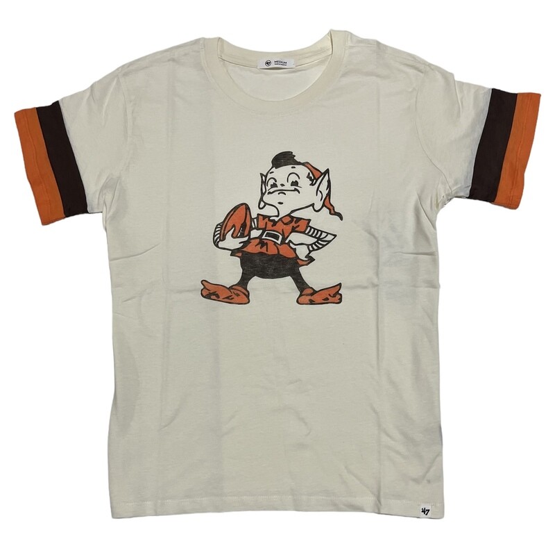 Cleveland Browns Women's 47 Brand Frankie Premier T-Shirt