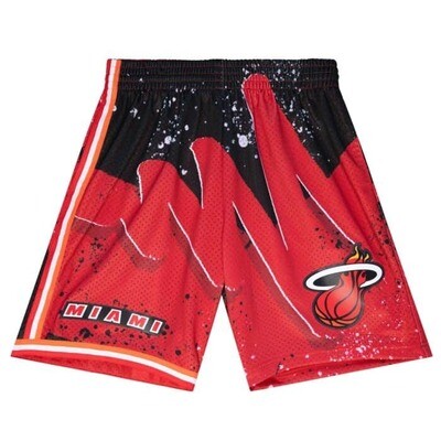 Miami Heat 96-97 Men's Mitchell & Ness Hyper Hoops Swingman Shorts