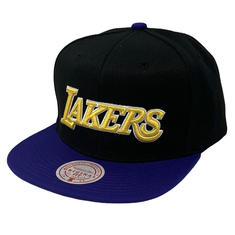 Los Angeles Lakers 2-Tone Men’s Mitchell & Ness NBA Core Snapback Hat