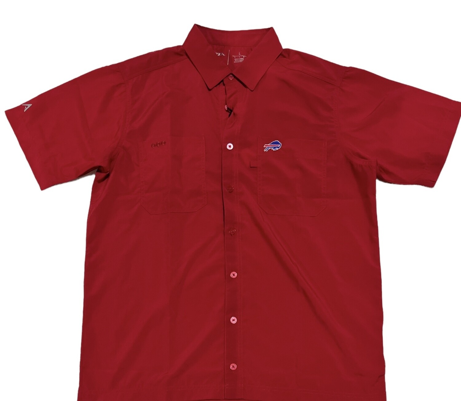 Buffalo Bills Men’s Red Antigua Full Button Up Shirt