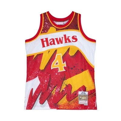 Atlanta Hawks Spud Webb 1986-87 Men’s Hyper Mitchell & Ness Swingman Jersey