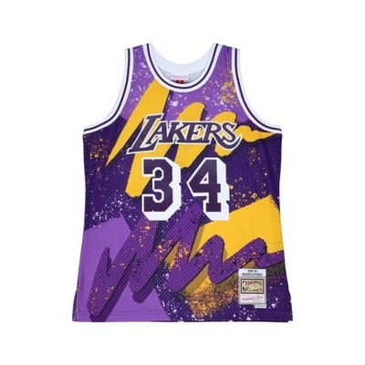 Los Angeles Lakers Shaquille O’Neal 1996-97 Men’s Hyper Mitchell & Ness Swingman Jersey