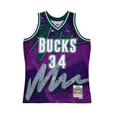 Milwaukee Bucks Ray Allen 2000-01 Men’s Hyper Mitchell & Ness Swingman Jersey