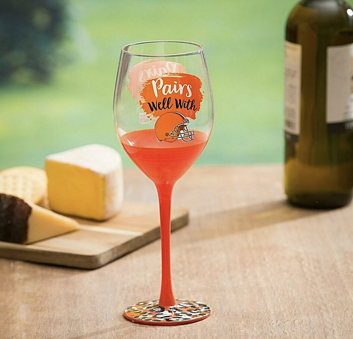 Cleveland Browns, Cleveland Browns Wine Glass, Cleveland Browns