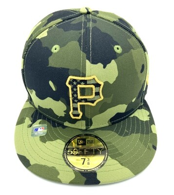 Pittsburgh Pirates Men’s New Era Armed Forces Fitted Camo Hat