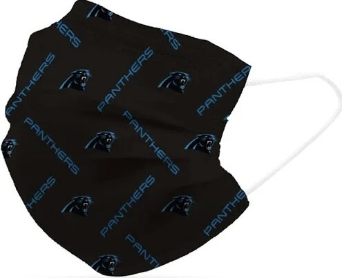 Carolina Panthers Disposable Mask 6 Pack