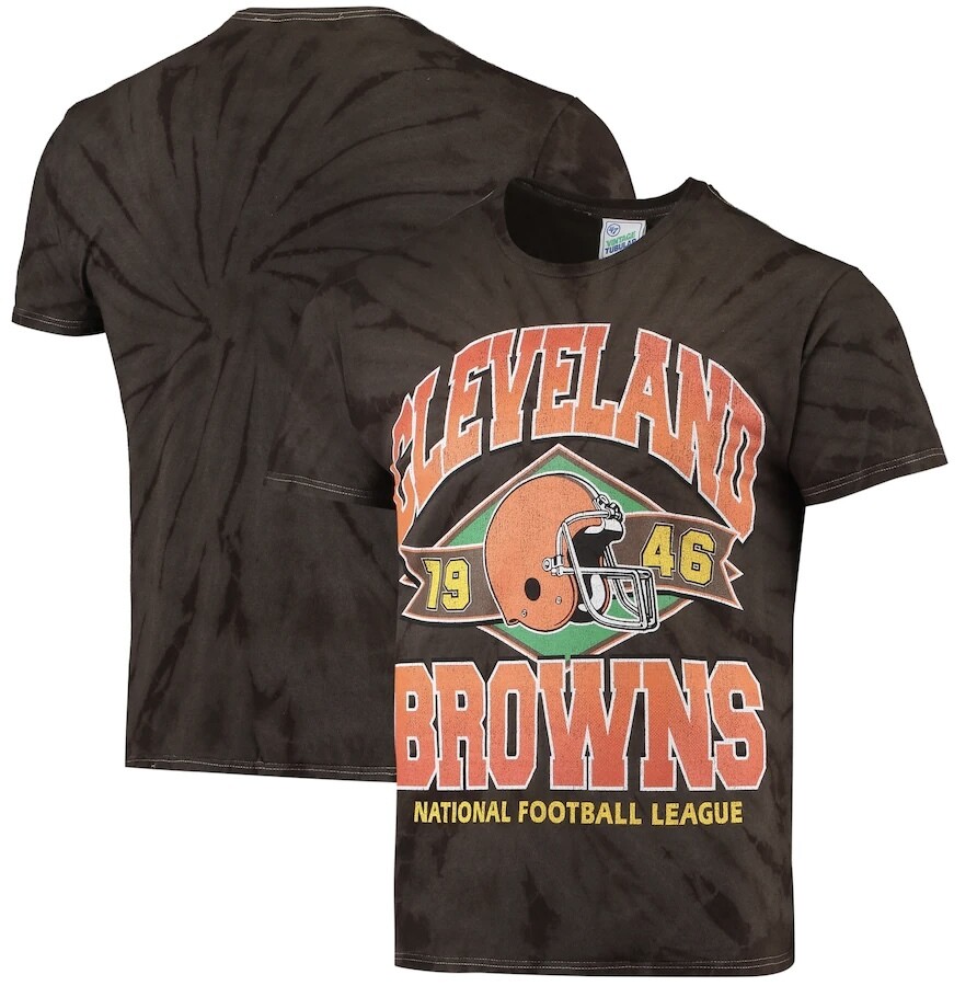 Cleveland Browns Men’s Tie Dye 47 Brand Legacy T-Shirt