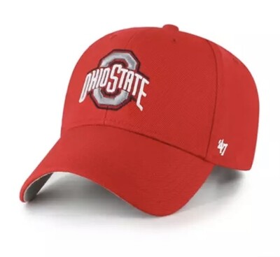 Ohio State Buckeyes Men’s Red 47 Brand MVP Adjustable Hat