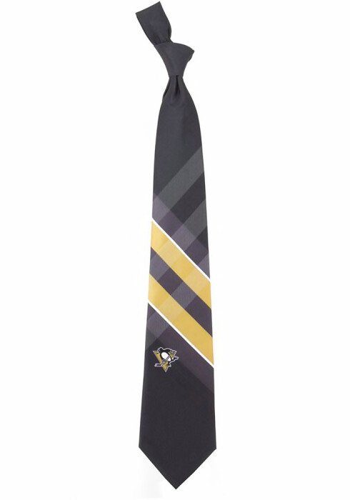 Pittsburgh Penguins Men's WP Grid Necktie