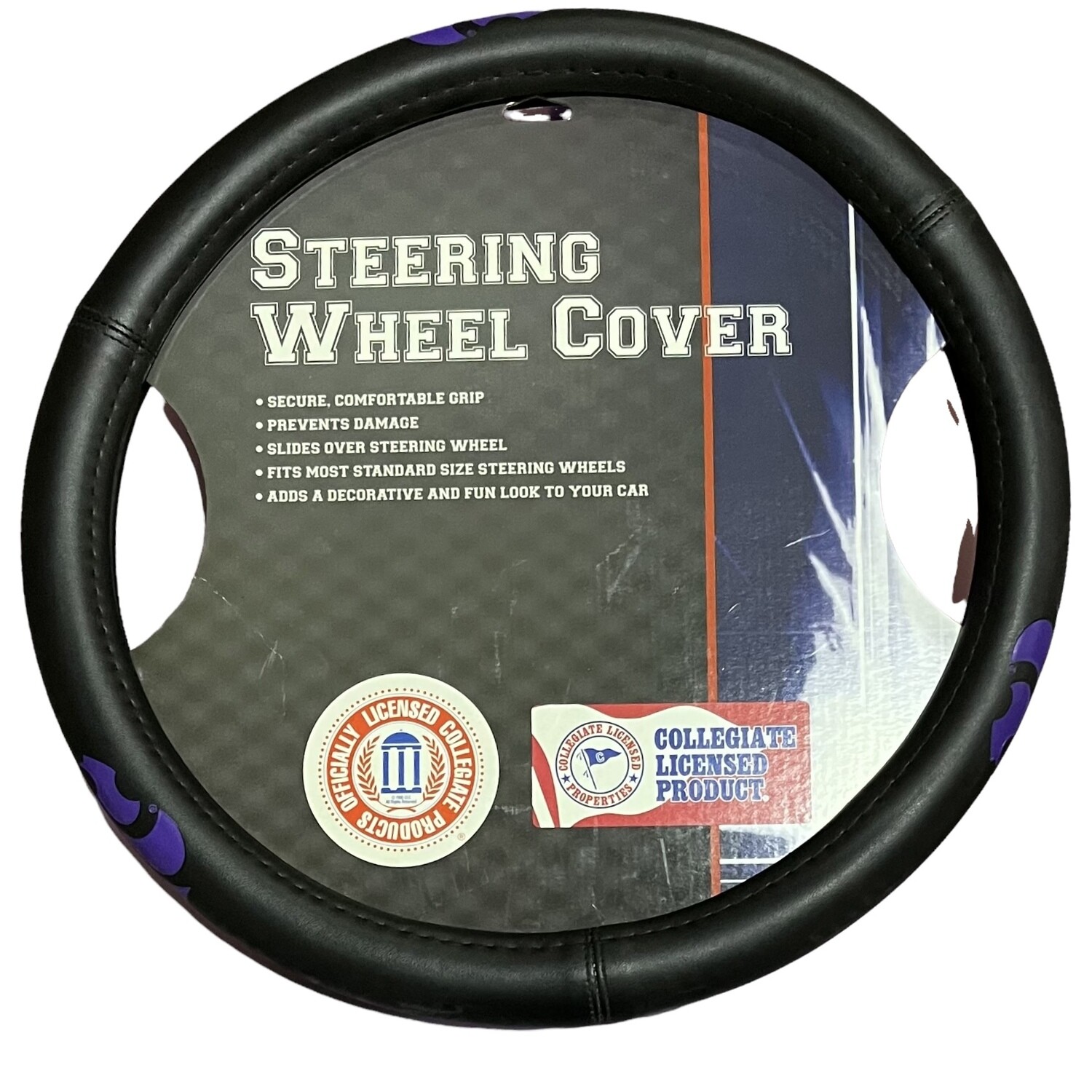 Kansas State Wildcats Rubber Car Steering Wheel Cover