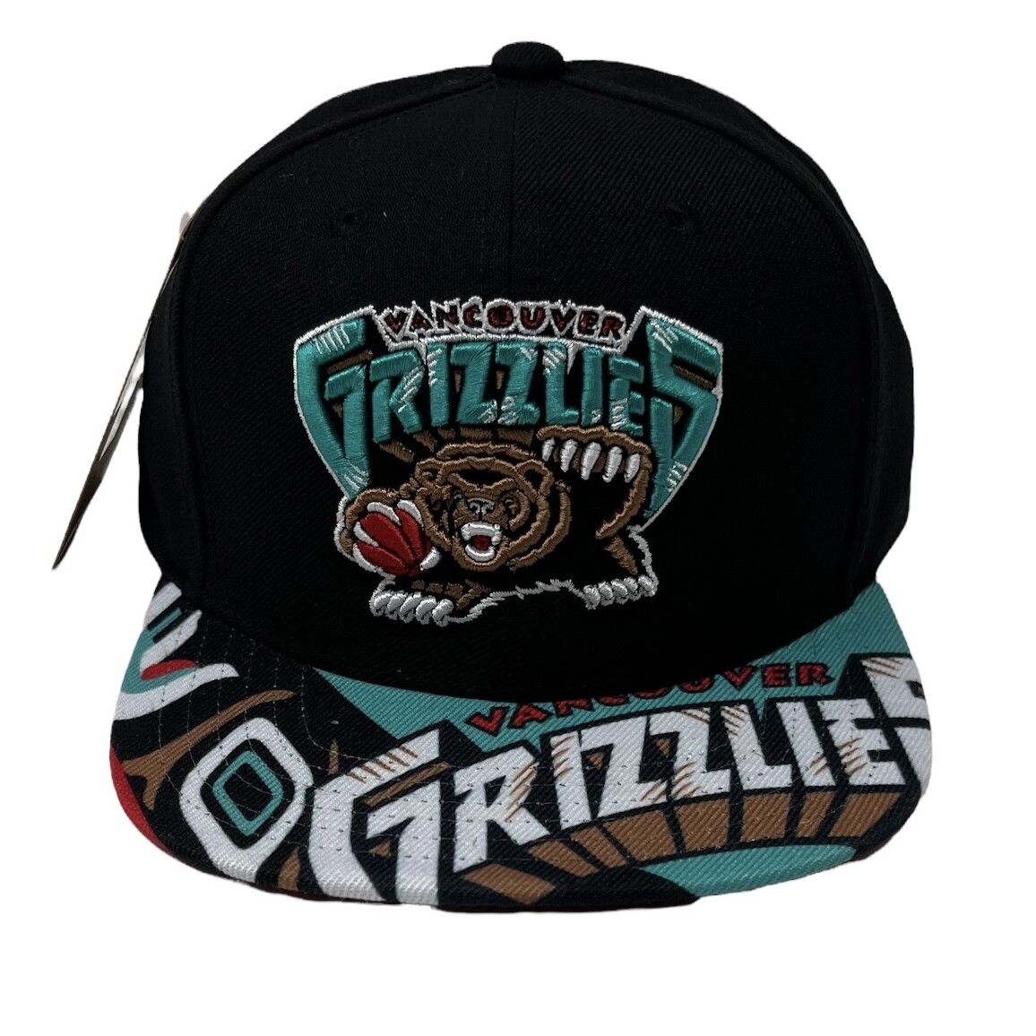 Mitchell & Ness Men's Mitchell & Ness White Vancouver Grizzlies Canada Day  Package Snapback Adjustable Hat