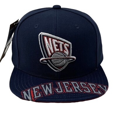  Mitchell & Ness NJ New Jersey Nets HWC Hardwood Classics Wheat  Brooklyn Retro Snapback Cap, Adjustable hat : Sports & Outdoors