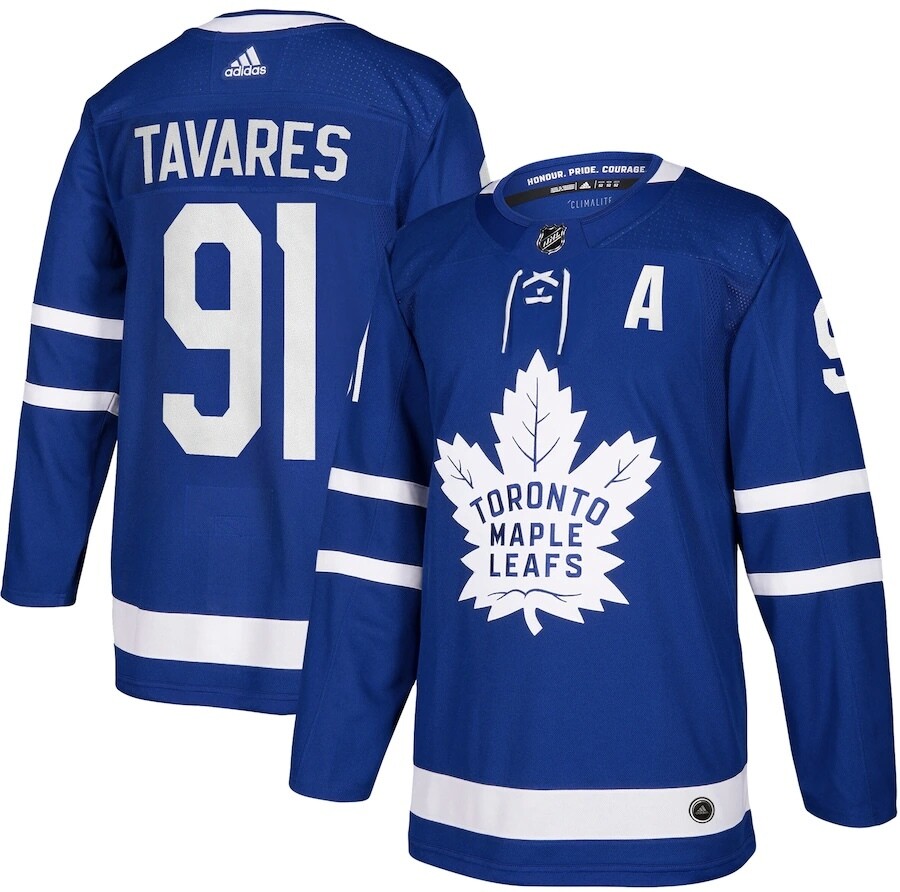 Toronto Maple Leafs John Tavares Blue Men's Adidas Authentic Aeroready Player Jersey