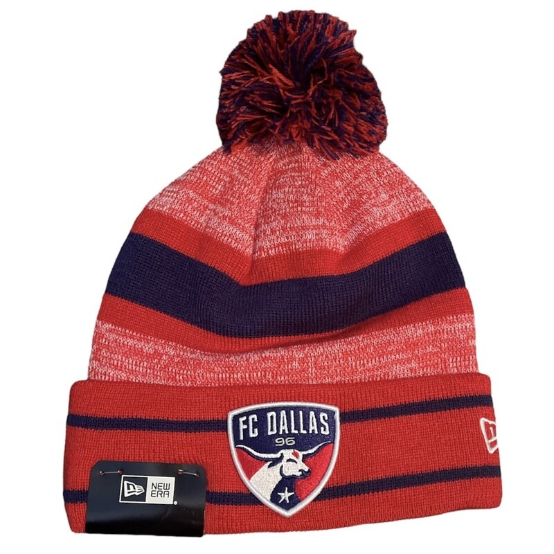 FC Dallas Men’s MLS New Era Cuffed Pom Knit Hat FC Dallas Men’s MLS New Era Cuffed Pom Knit Hat
