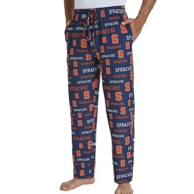Syracuse Orange Men's Concepts Sport Midfield All Over Print Pajama Pants