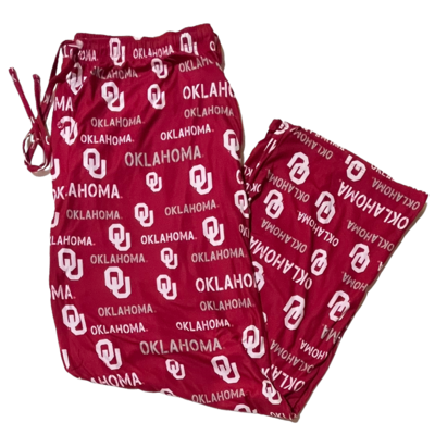 Oklahoma Sooners Men's Concepts Sport Midfield All Over Print Pajama Pants