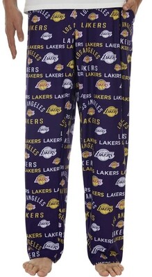 Los Angeles Lakers Men's Concepts Sport Flagship All Over Print Pajama Pants