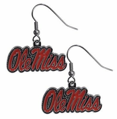 Ole Miss Rebels Dangle Earrings