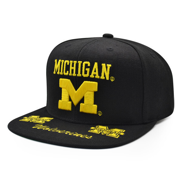 Michigan Wolverines Men’s Front Loaded Mitchell & Ness Snapback Hat