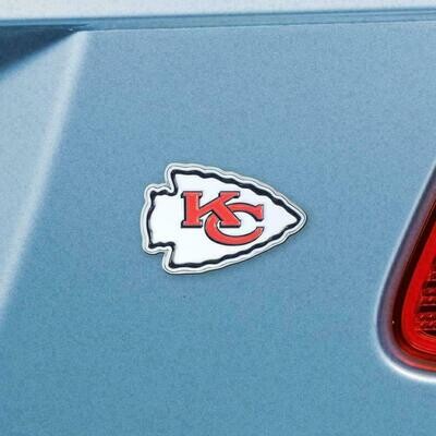 Kansas City Chiefs 3-D Metal Auto Emblem