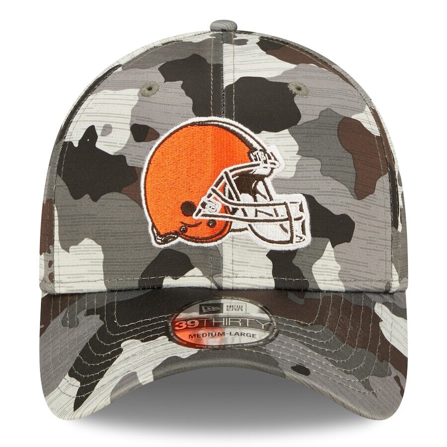 Cleveland Browns Men’s New Era Camo 39Thirty Training Camp Flex Fit Hat