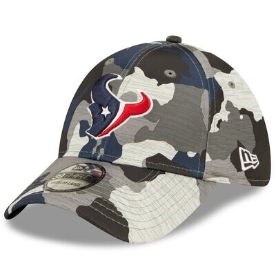 Houston Texans Men’s New Era Camo 39Thirty Training Camp Flex Fit Hat