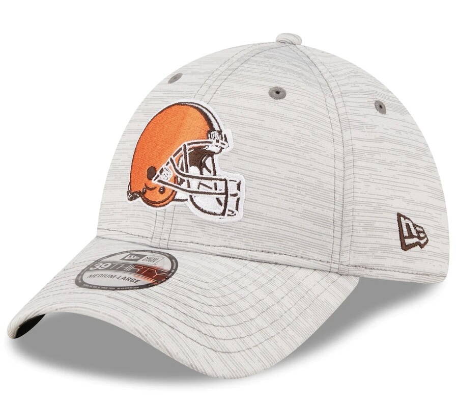 Cleveland Browns Men’s Gray New Era 39Thirty Training Official Coach Flex Fit Hat