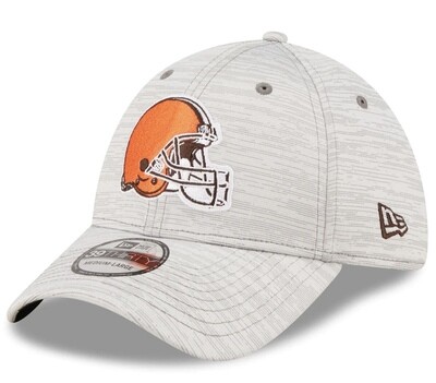 Cleveland Browns Men’s Gray New Era 39Thirty Training Official Coach Flex Fit Hat