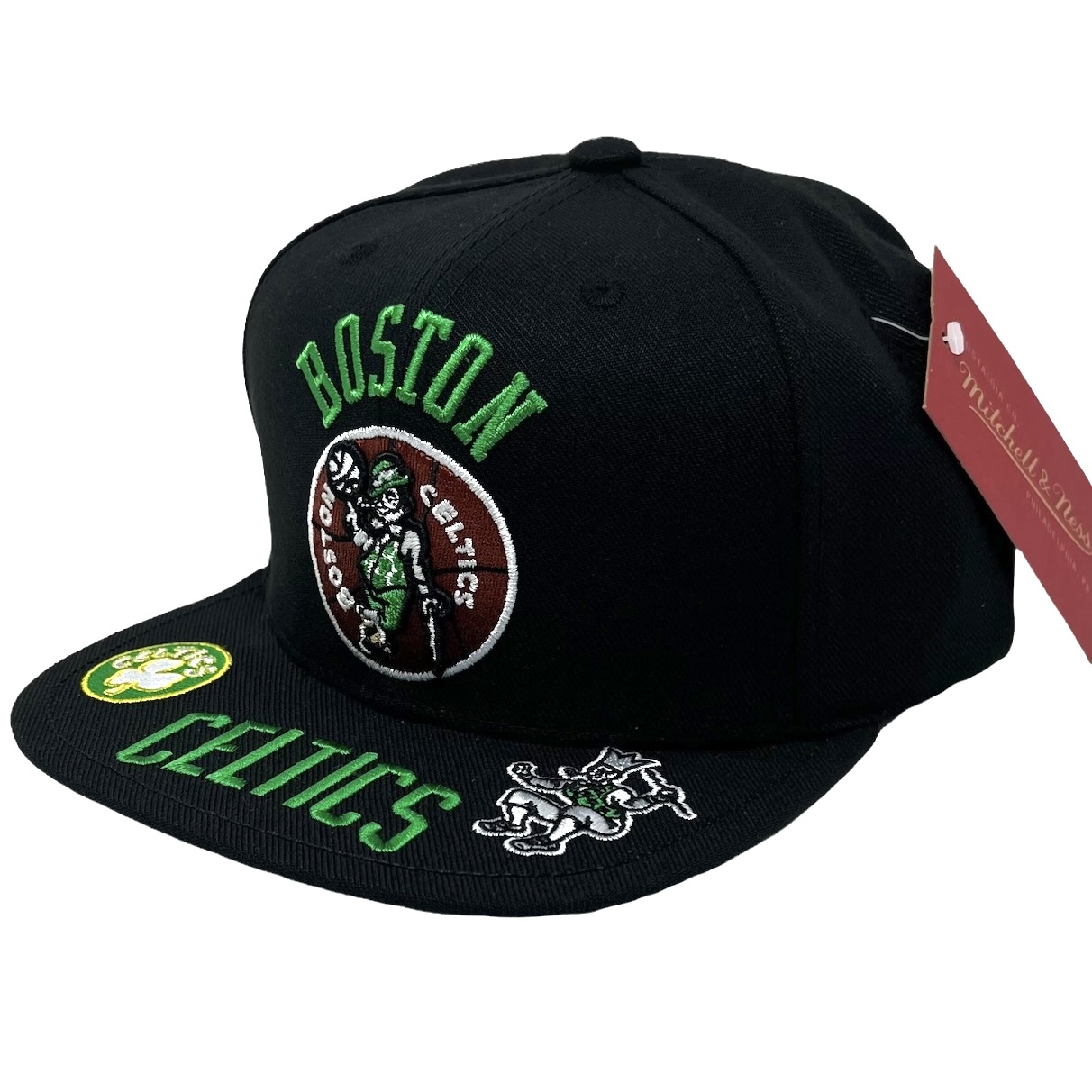 Mitchell & Ness NBA Boston Celtics Silicon Grass Snapback - NBA from USA  Sports UK