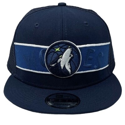 Minnesota Timberwolves Men's Blue New Era 9Fifty Snapback Hat