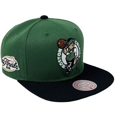 Boston Celtics Men’s NBA Finals Patched Up Mitchell & Ness Snapback Hat
