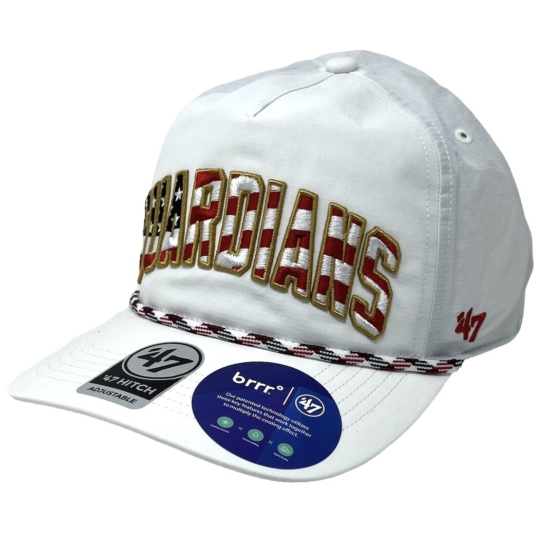 Cleveland Guardians Men’s 47 Rope Flag Filled Hitch Adjustable Hat