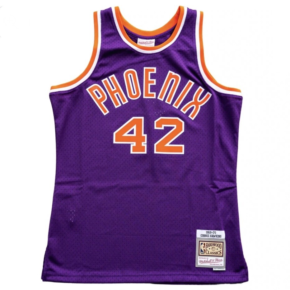 Phoenix Suns Connie Hawkins 1969-70 Purple Mitchell & Ness Men’s Swingman Jersey