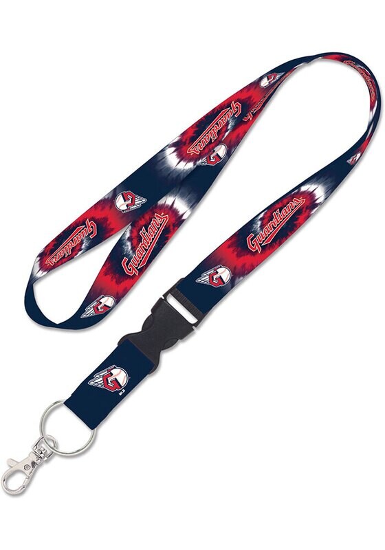 Cleveland Guardians Tie Dye 1" Lanyard