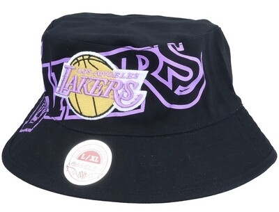 Los Angeles Lakers Men’s Mitchell & Ness Back Drop HWC Reversible Bucket Hat