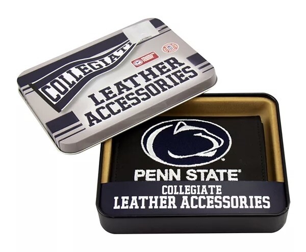 Penn State Nittany Lions Leather Embroidered Tri-Fold Wallet