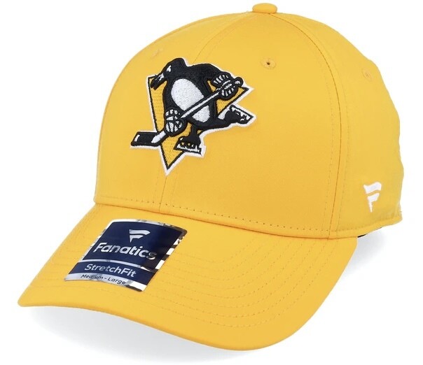 Pittsburgh Penguins Men’s Fanatics Yellow Stretch Fit Hat