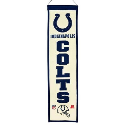 Indianapolis Colts 8" x 32" Heritage Banner