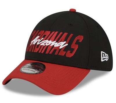 Arizona Cardinals Men’s New Era Black NFL Draft 39Thirty Fitted Hat