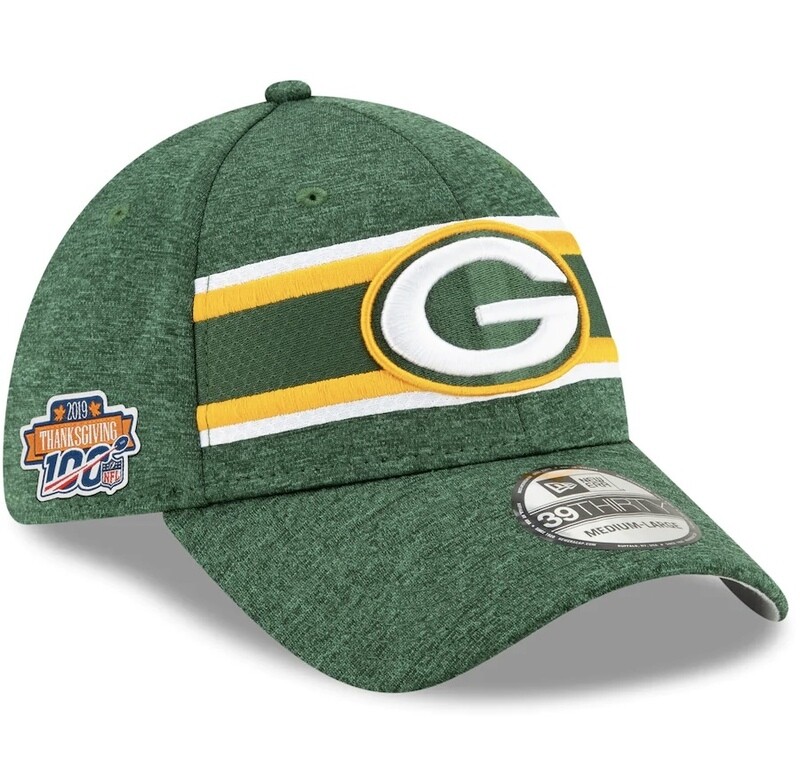 Green Bay Packers Men's Thanksgiving New Era 39Thirty Flex Fit Hat