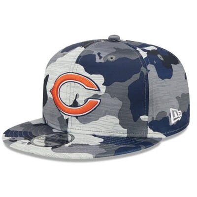 Chicago Bears Men’s Camo New Era 9Fifty Training Camp Snapback Hat